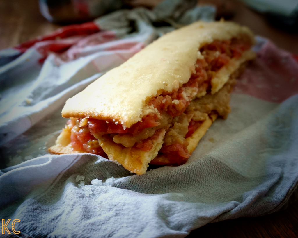 kitchen composition rhubarb jelly roll